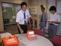 AED取り扱い説明会